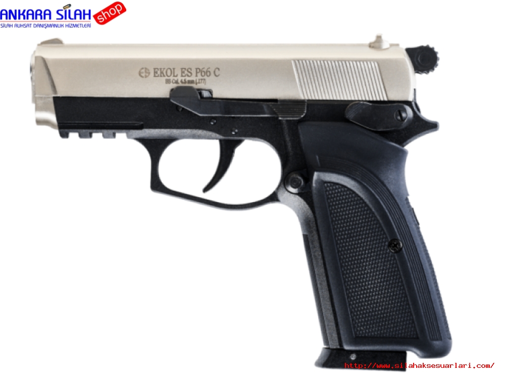 Ekol ES66c polimer 4.5 mm Havalı Tabanca (saten)